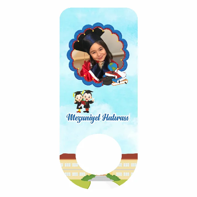 Mezuniyet Temalı Dikdörtgen Açacak Magneti